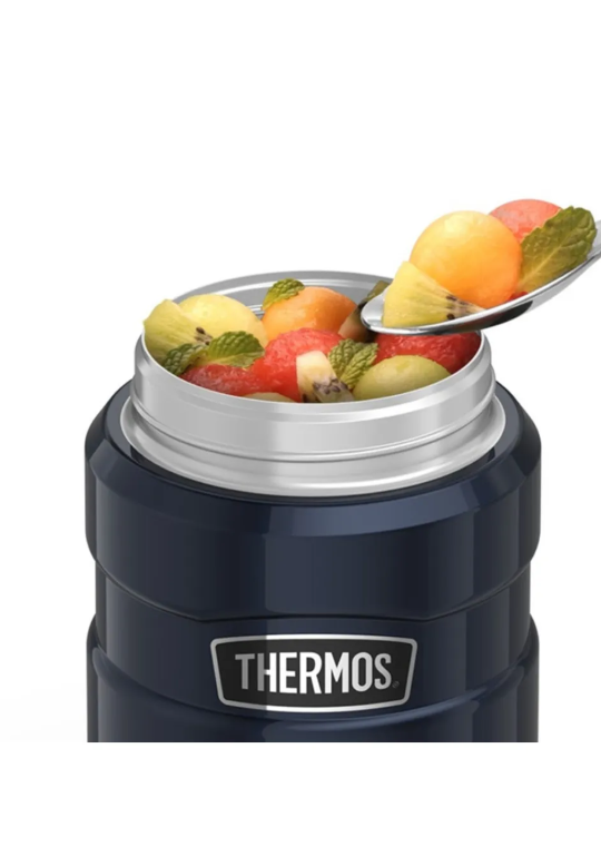 Yemek Termosu Kamp ve Günlük Kullanıma Uygun 0.47L Gri