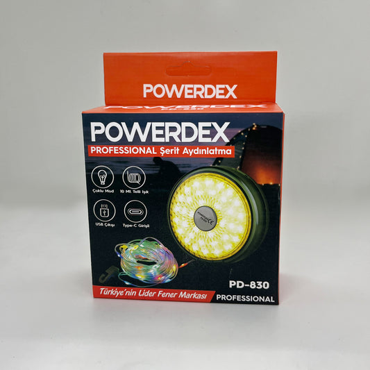 PD-830 Profesyonel 10 Metre Telli Işıklı Type-C Girişli Şerit Aydınlatma