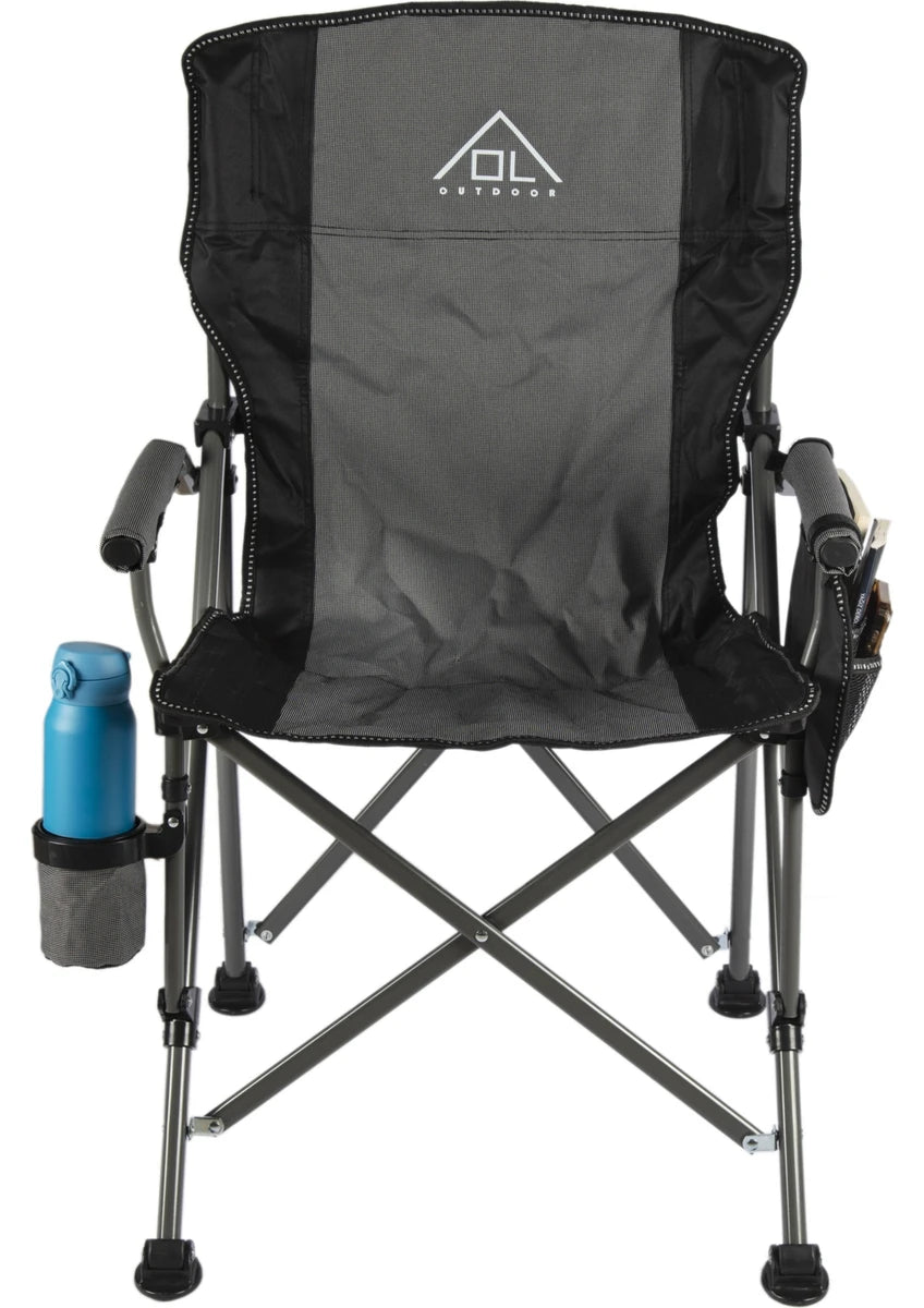 Outdoor Katlanır Kamp Sandalyesi – Gri