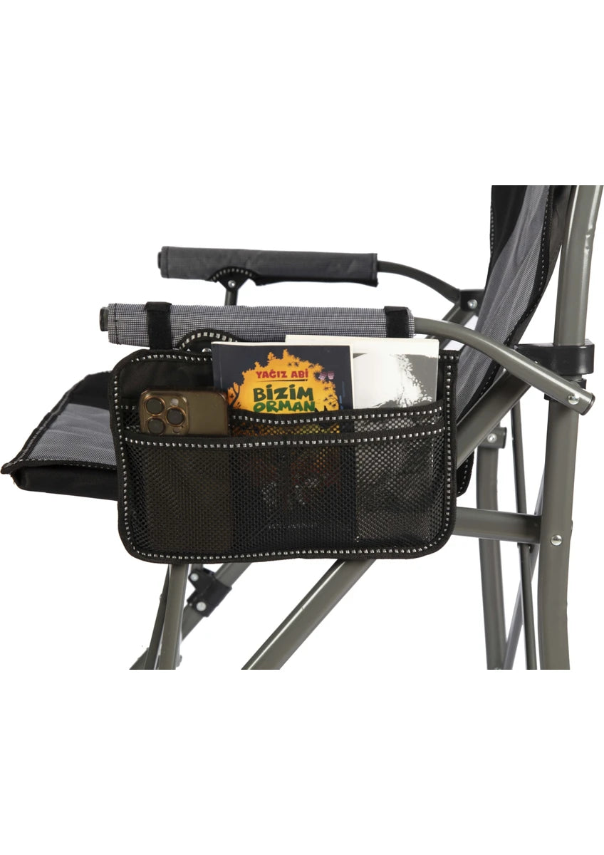 Outdoor Katlanır Kamp Sandalyesi – Gri