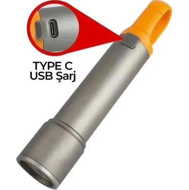 PD-3900 Çok Fonksiyonlu Zoomlu Şarjlı El Feneri