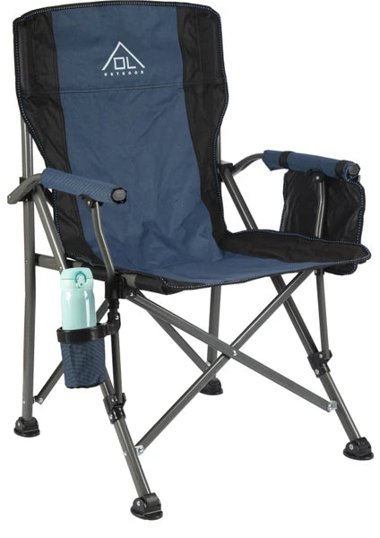 Outdoor Katlanır Kamp Sandalyesi – Mavi