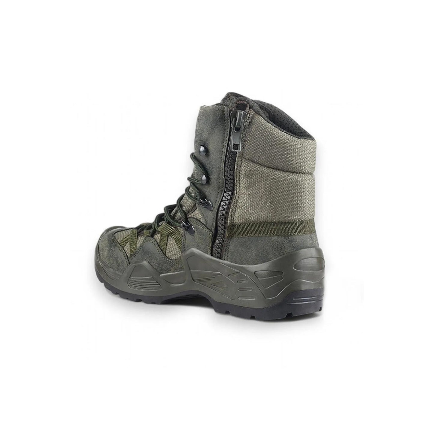 Taktikal Outdoor Fermuarlı Bot - Haki Yeşil